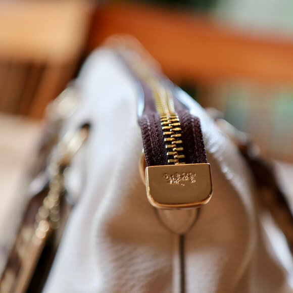 Coach Signature Exotic Mix Mini Emma Satchel EUC - Picture 5 of 11